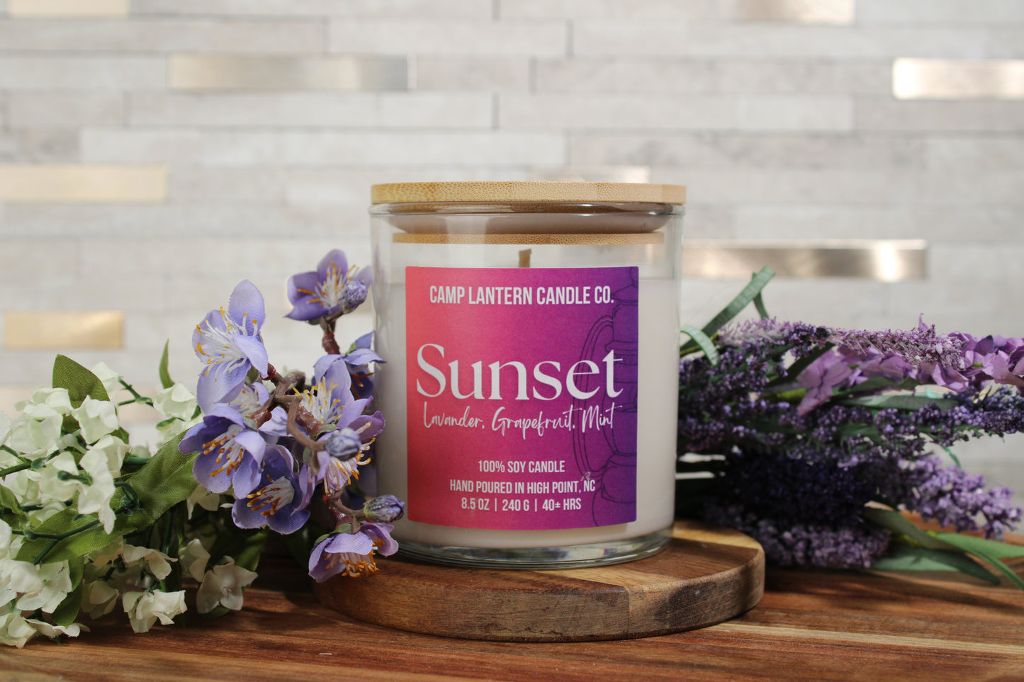 Sunset - Glass Tumbler